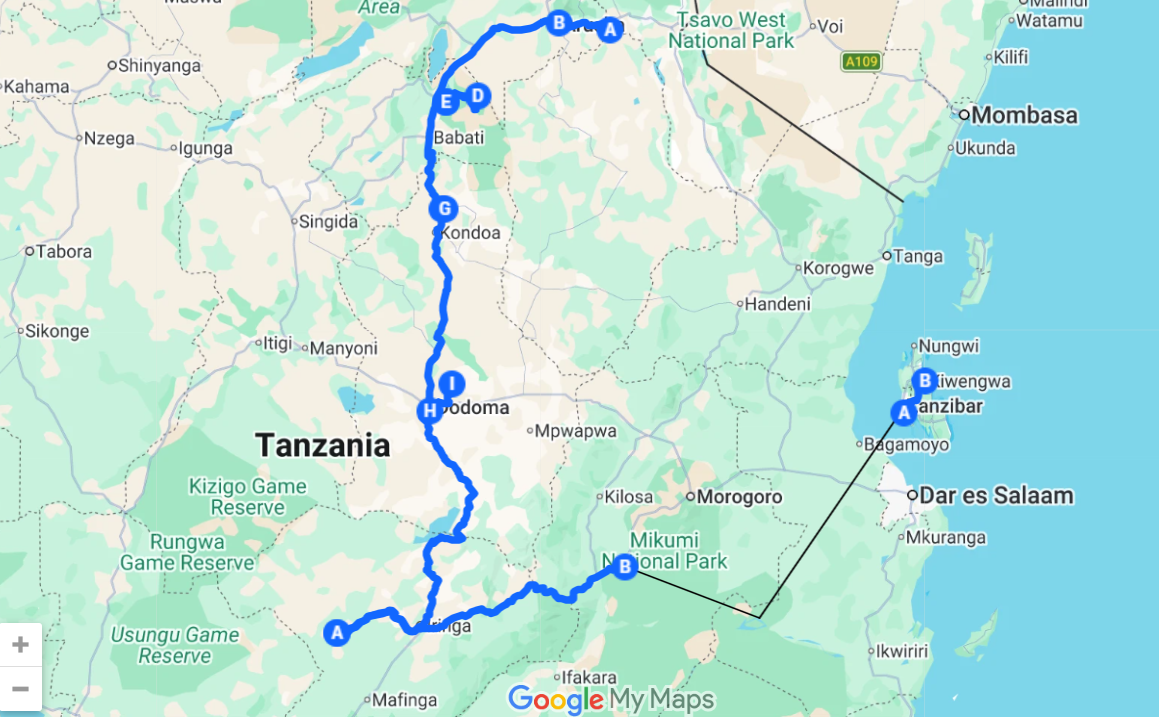 Tour Map